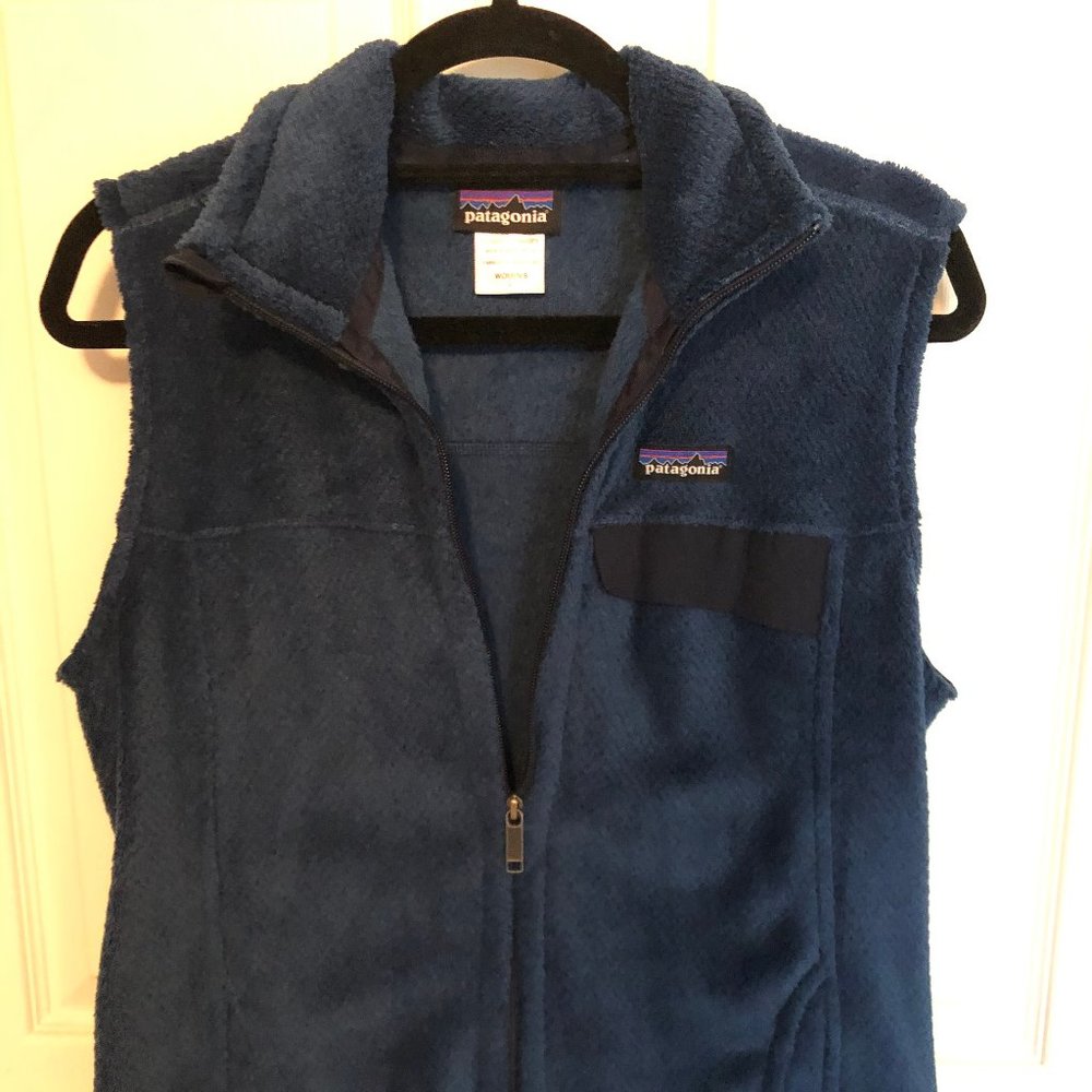Patagonia Navy Fleece Vest